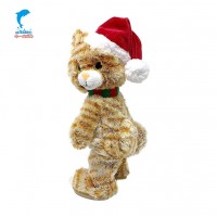 Factory Plush Toy Manufacture Custom Teddy Bear with Christmas Hats Hot Selling Plush Bear Toy