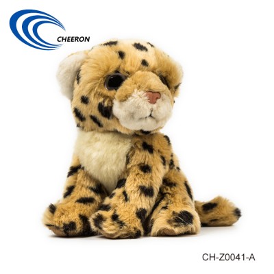 Wild animals lifelike leopard plush toy